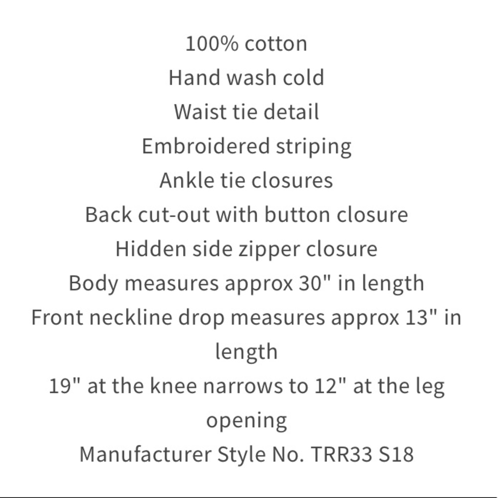 SOLD Tularosa | Reese striped jumpsuit - Picture 10 of 11